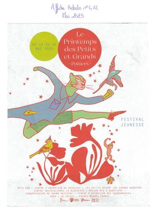Mai 2025 Le Printemps Des Petits Et Grands Affiche Hebdo N° 412