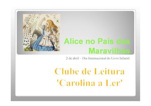 Alice Clube Leitura