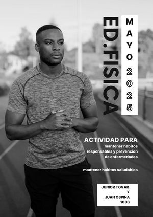 Portada De Revista Deporte Minimalista Blanco Y Negro