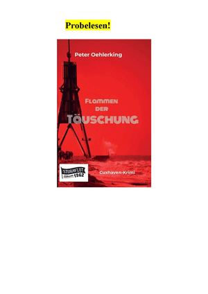Flammen Der Täuschung Cuxhaven Krimi Probelesen