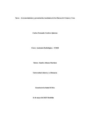 Tarea 4 – Reconocimiento y Presentación Anatómica