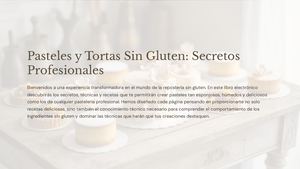 Pasteles Y Tortas Sin Gluten Secretos Profesionales