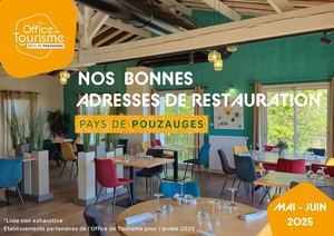 Guide Des Restaurants Pays De Pouzauges Printemps2025