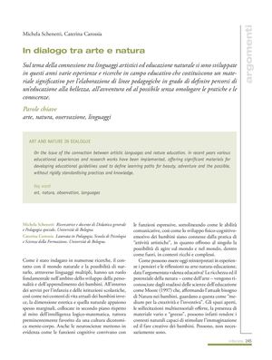Voeseinf1703 In Dialogo Tra Arte E Natura