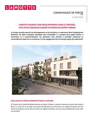 Lamotte poursuit son développement dans le Finistère - 12 mai 2025