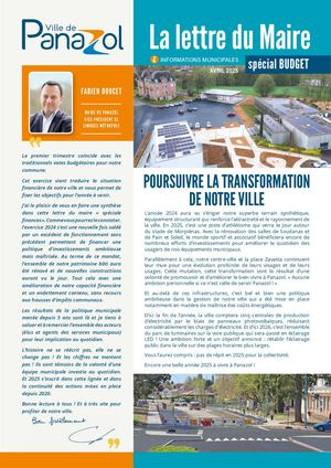 Lettre du Maire - Avril 2025