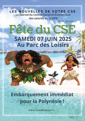 bulletin d'information et de liaison du CSE de la SEPR mai 2025