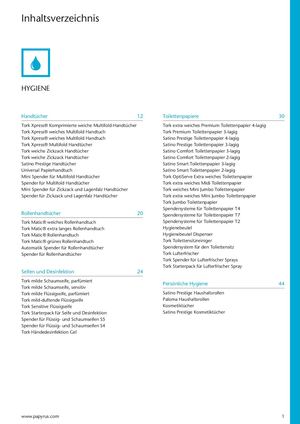 Hygiene, Reinigung, Entsorgung