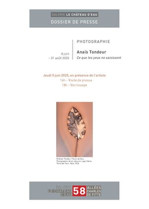 Dossier de  Anais Tondeur