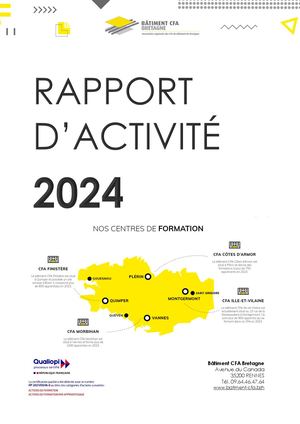 RAPPORT ACTIVITE 2024 BATIMENT CFA BRETAGNE