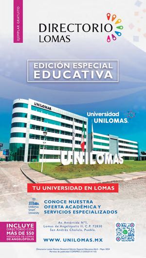 1ra Edición Especial Educativa Lomas De Angelopolis
