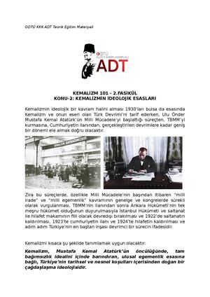 Kemalizm 101 - II.Fasikül