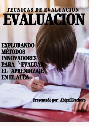 Revista Digital: Técnicas de Evaluación
