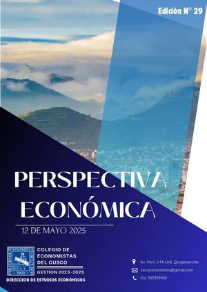 Perspectiva Económica N°029