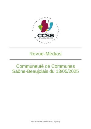 Revue de presse du 13 mai 2025