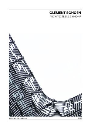 Portfolio Clement Schoen