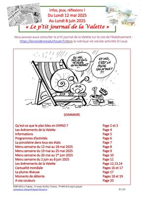 Le p'tit journal de la Valette