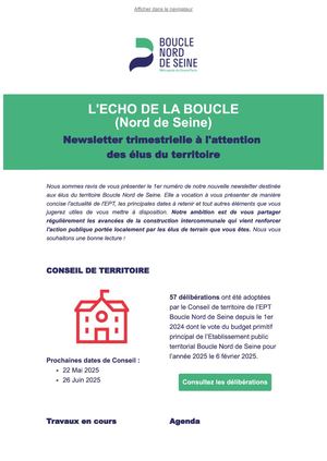 Newsletter Elus BNS n°1