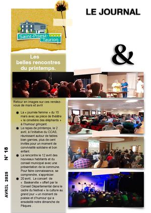 Journal n°18 - Avril 2025