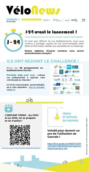 Newsletter 1 Vél'hôpital