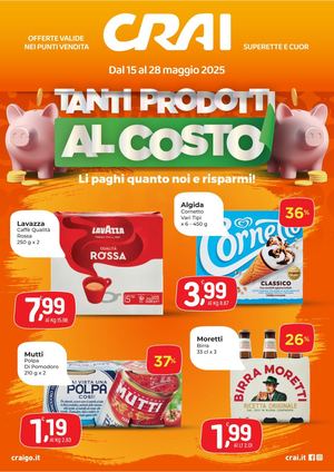 Volantino CRAI Ama Superette e Cuor Sud dal dal 15 al 28 maggio
