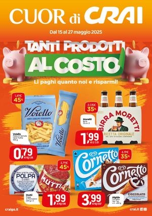 Volantino Cuor di Crai Arcev 15 al 27 maggio