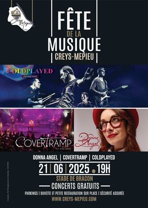 2025 Fete De La Musique Creys Mépieu Isère Balcons Du Dauphine Affiche