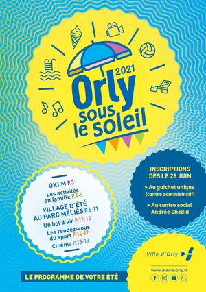 Programme Orly Sous Le Soleil 2021