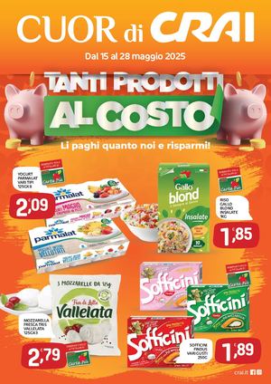 Volantino Cuor di  Crai Regina dal 15 al 28 maggio