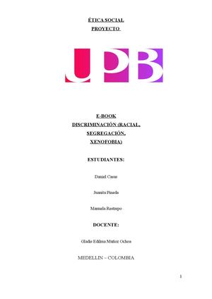 Proyecto ÉTica Social