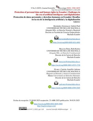 Proteccion De Datos Personales Y Derechos Humanos