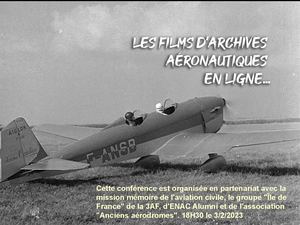 2023 02 GIACRE Les Archives De Films Aéronautiques Par Frédéric Rolland Présentation