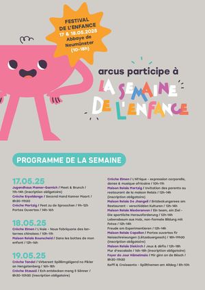 Programme Semaine de l'enfance 2025
