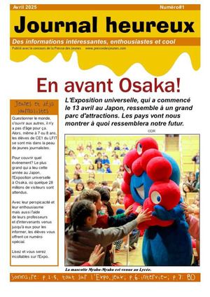 Journal Heureux du LFI Tokyo numéro 1