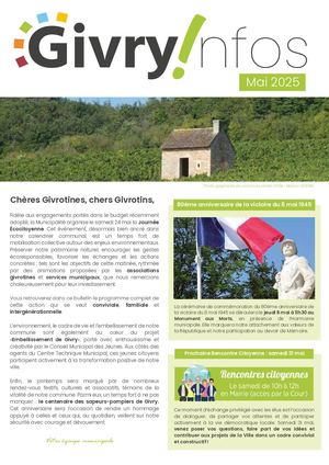 Givry Infos - Mai 2025