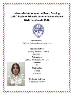 Portafolio Practica Docente