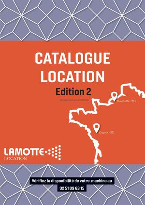 Catalogue Location Lamotte GMP