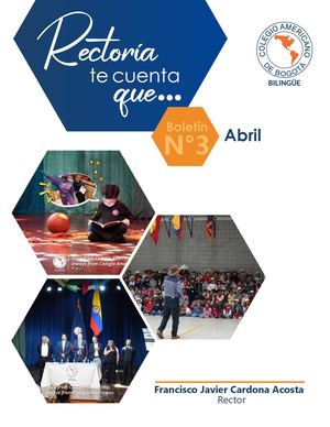 Boletín "Rectoría te cuenta que..." Abril 2025