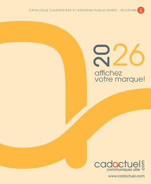 Catalogue Calendriers ET Agendas 2026