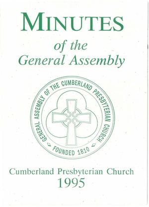 1995 Minutes of the General Assembly Cumberland Presbyterian Church