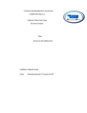 Manual Del Empleado Organigrama