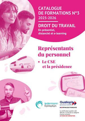Début - Catalogue 3 : Représentants du personnel - Le CSE et la présidence