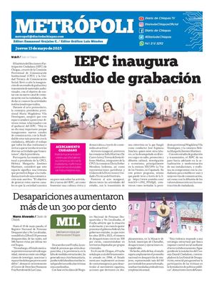 Metrópoli Jueves 15 De Mayo 2025