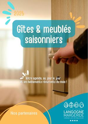 2025 Guide des Gîtes et meublés saisonniers partenaires