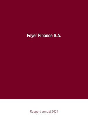 Rapport Annuel Foyer Finance 2024