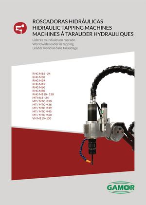 Catálogo GAMOR Roscadoras Hidráulicas 2025
