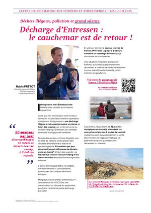 Lettre Ouverte • Décharge illégale Entressen