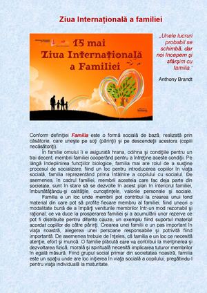 Familia, locul cel mai prețios din lume