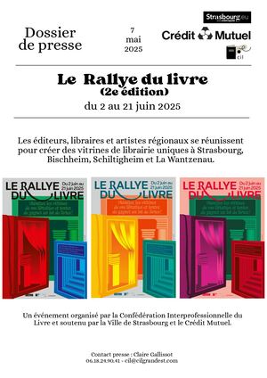 Dossier de presse_Rallye Du Livre_Strasbourg_2025