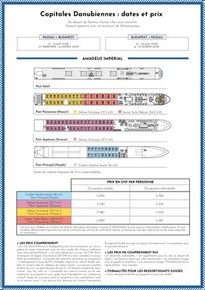 RDMCHF BROFLU2026 Tarifs Danube 8 Jours